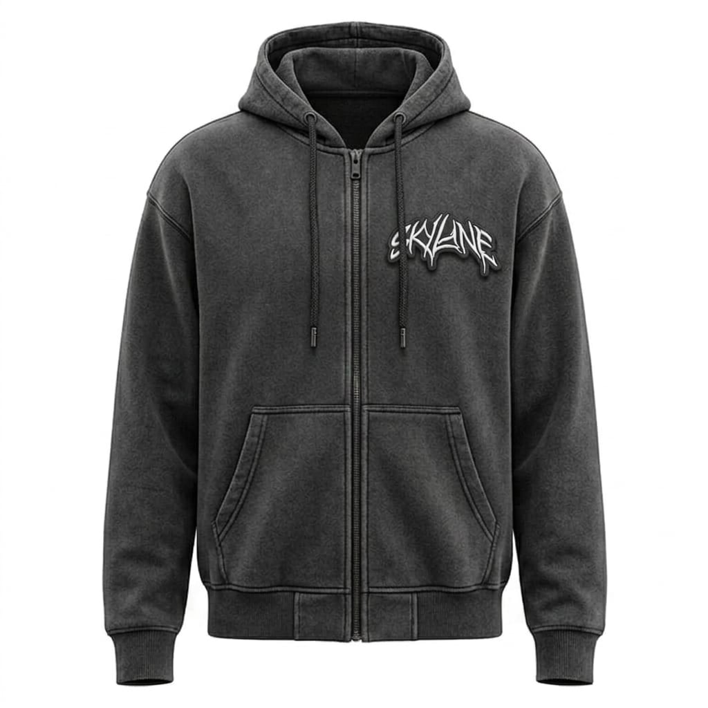 Boxy Zipup Hoodie Skyline Racing