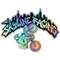 Holographic Skyline Racing Sticker BIG